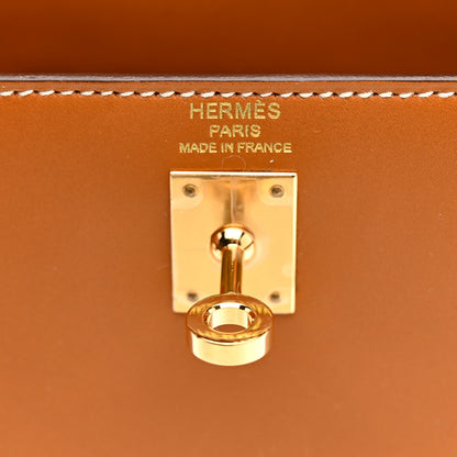 Hermes Veau Butler Kelly Sellier 25 Natural Sable 6 of 11