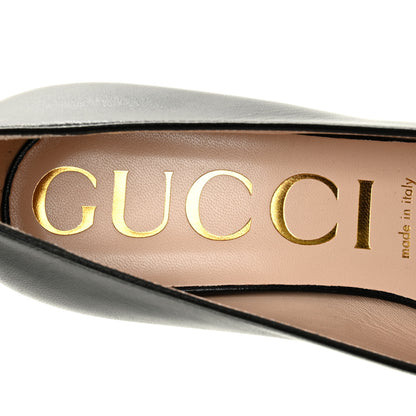 Gucci Malaga Kid Horsebit 75mm Pumps 39 Black 8 of 10