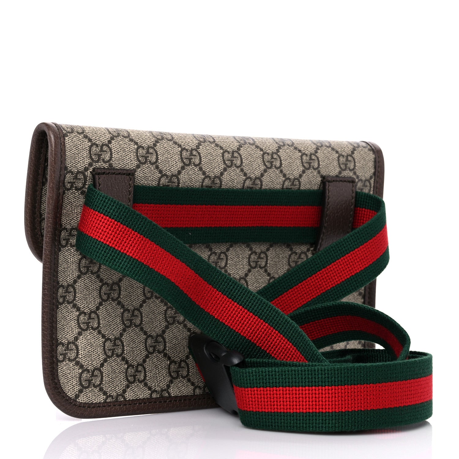 Gucci GG Supreme Monogram Neo Vintage Web Belt Bag Brown 3 of 12
