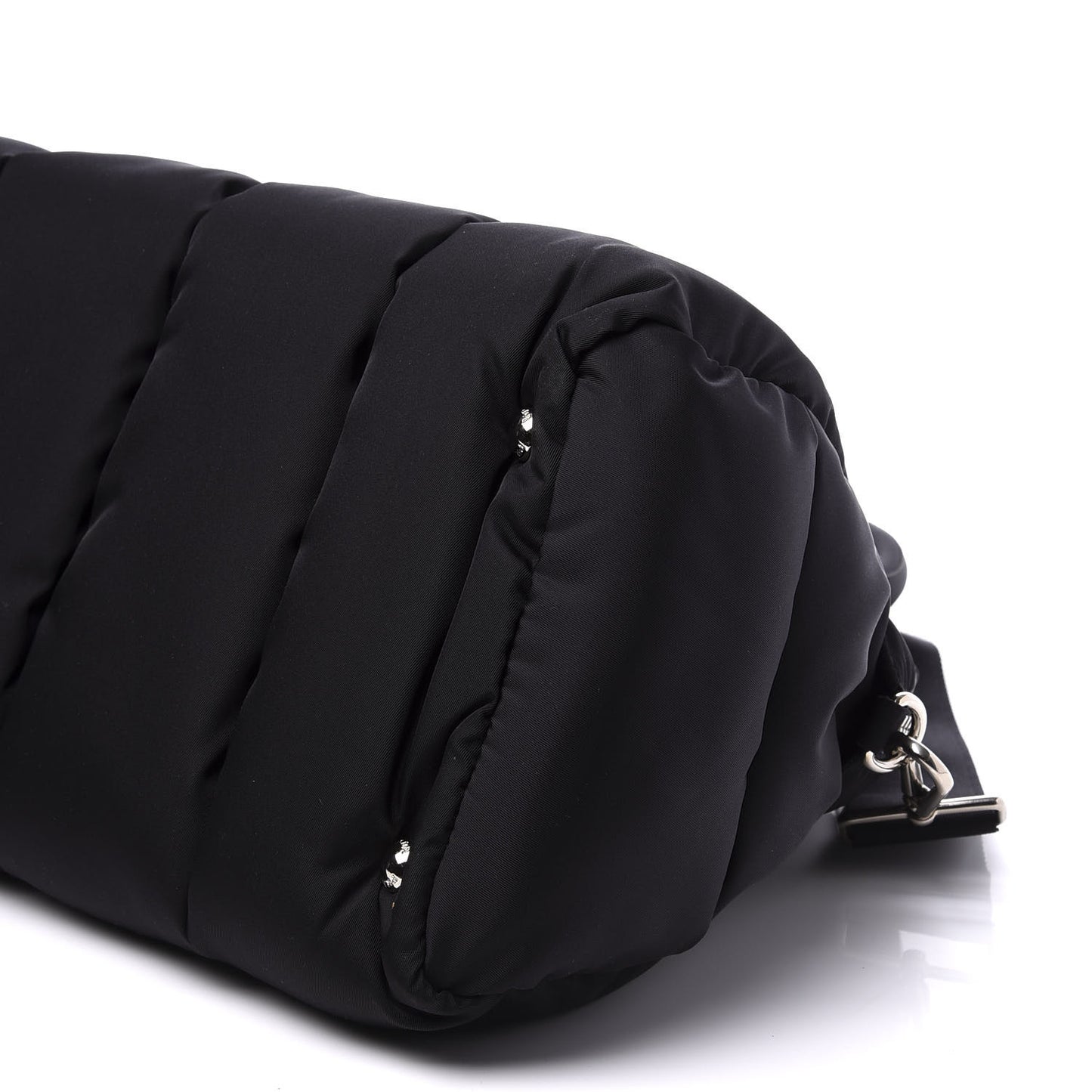 Tessuto Nylon Bomber Bag Black