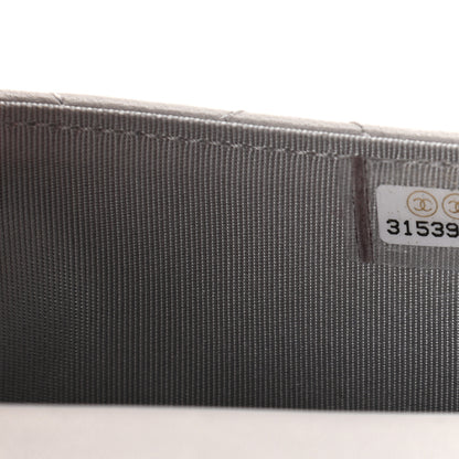 Chanel Lambskin Quilted Top Handle Flap Coin Purse With Chain Grey 8 of 11