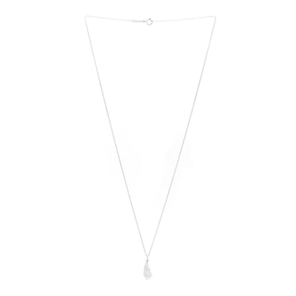 Tiffany Sterling Silver 12mm Elsa Peretti Teardrop Pendant Necklace 3 of 4