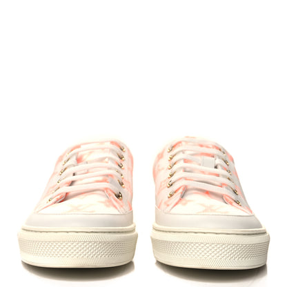 Louis Vuitton Technical Fabric Monogram Stellar Open Back Sneakers 38.5 Orange 3 of 8
