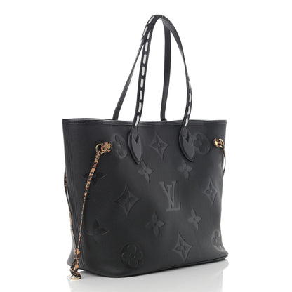 Louis Vuitton Empreinte Monogram Giant Wild At Heart Neverfull MM Black 4 of 11