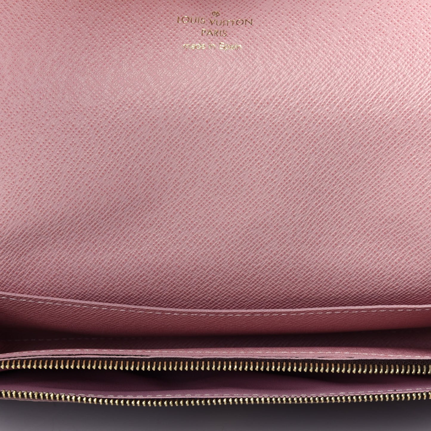 Damier Ebene Caissa Wallet Rose Ballerine
