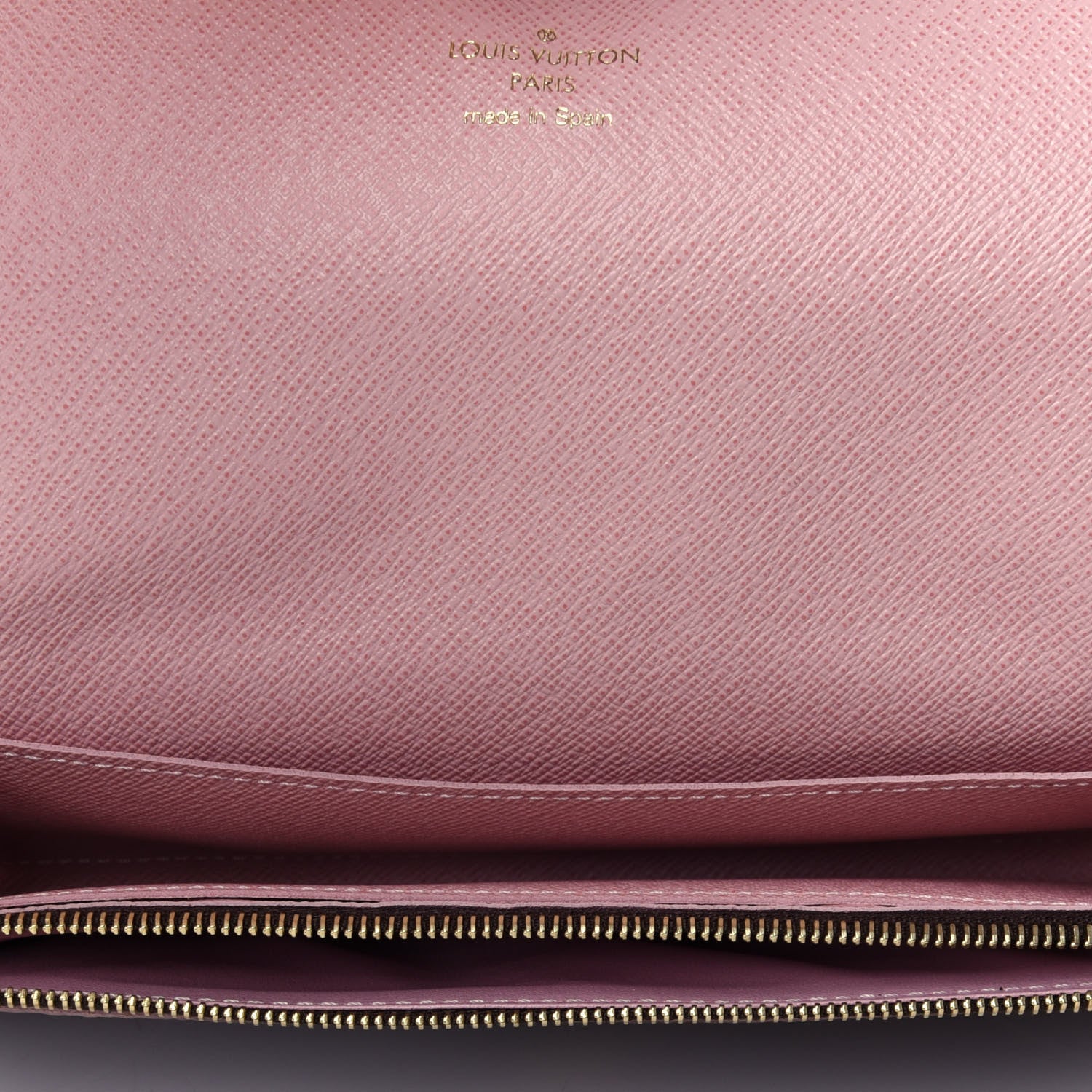Louis Vuitton Damier Ebene Caissa Wallet Rose Ballerine 3 of 4