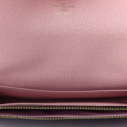 Louis Vuitton Damier Ebene Caissa Wallet Rose Ballerine 3 of 4