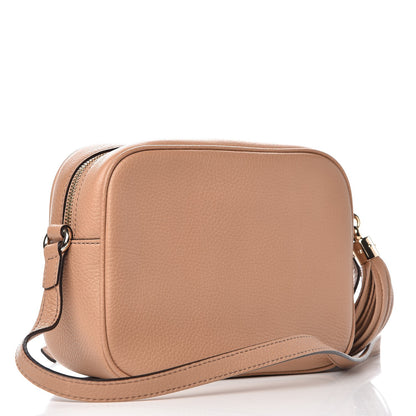 Gucci Pebbled Calfskin Small Soho Disco Bag Camelia 3 of 8