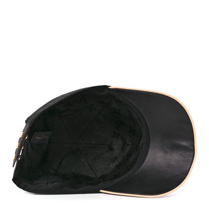 Louis Vuitton Polyester Silk Monogram LV Get Ready Cap L Black 6 of 8