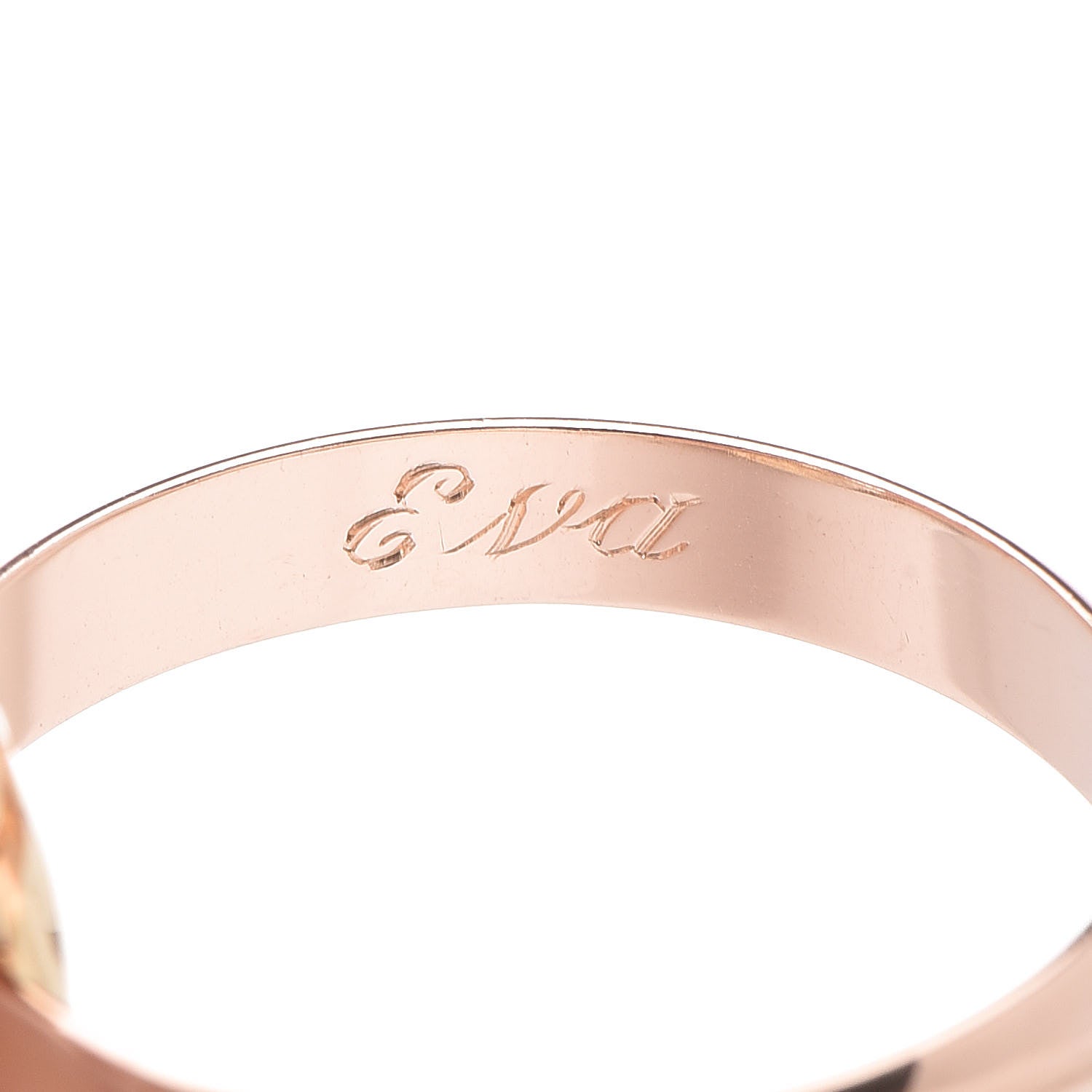Cartier 18K Pink Yellow White Gold Classic Trinity Ring 53 6.25 4 of 6