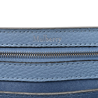 Mulberry Classic Grain Calfskin Small Bayswater Porcelain Blue 6 of 15