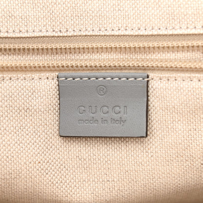 Gucci GG Supreme Monogram Small Zippered Tote Ecru Grigio 6 of 11