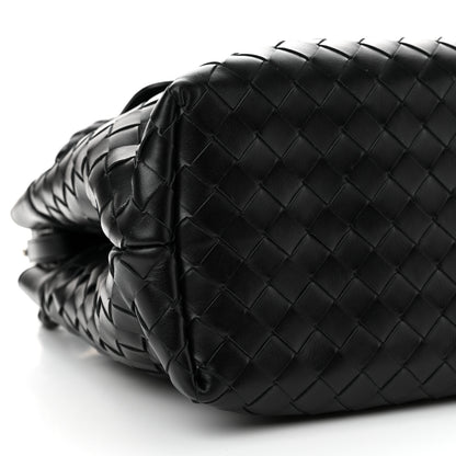 Bottega Veneta Calfskin Intrecciato Medium Andiamo Messenger Bag Black 9 of 11