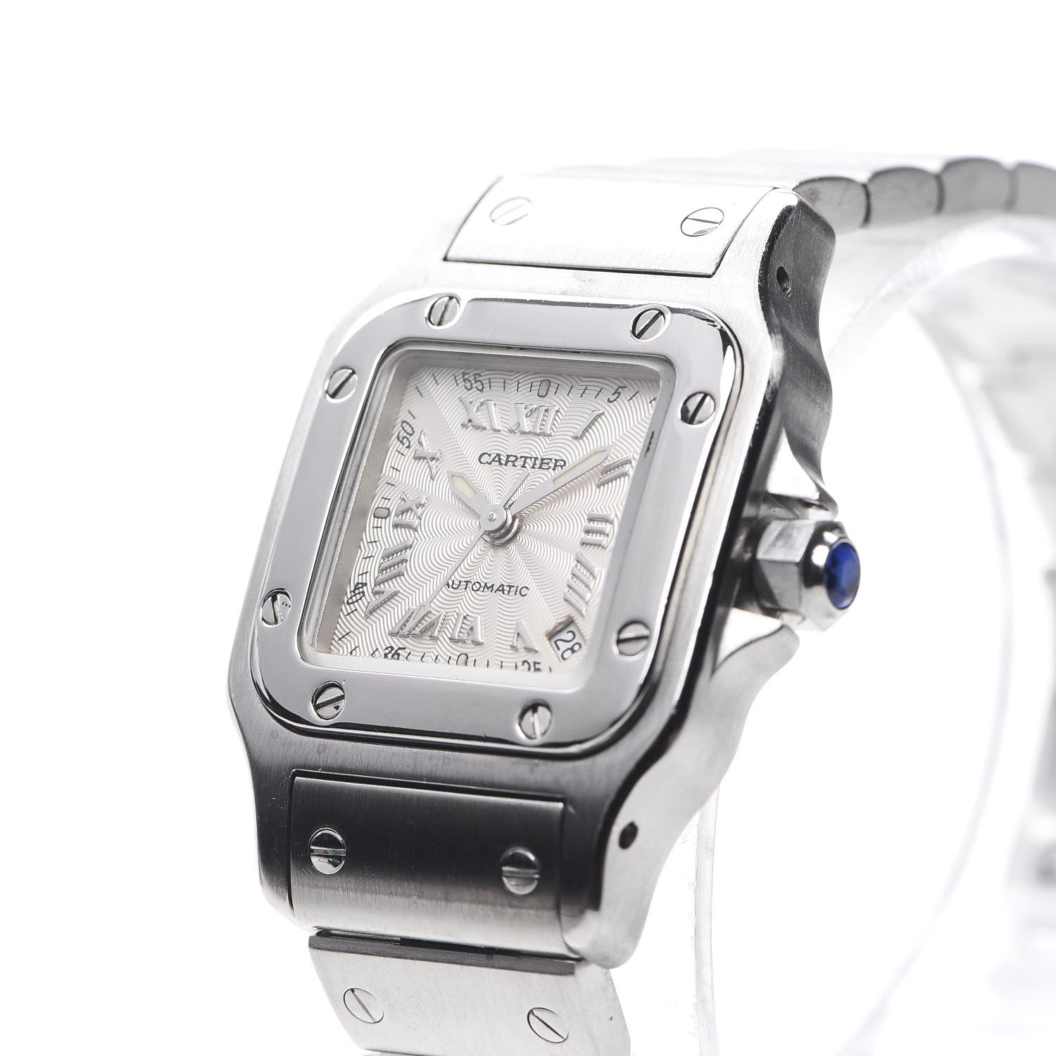 Cartier Stainless Steel 24mm Santos de Cartier Galbee Automatic Watch 6 of 7