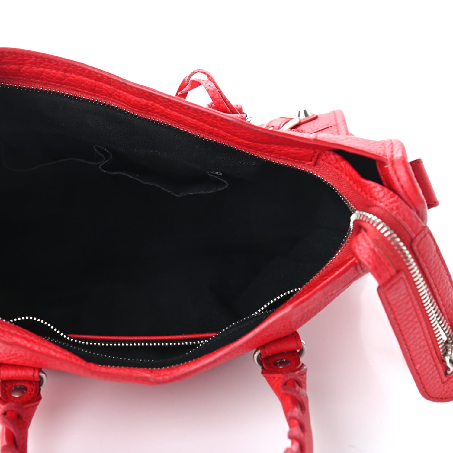 Balenciaga Vibrato Calfskin Classic Silver Hardware S City Rouge Cerise 5 of 11