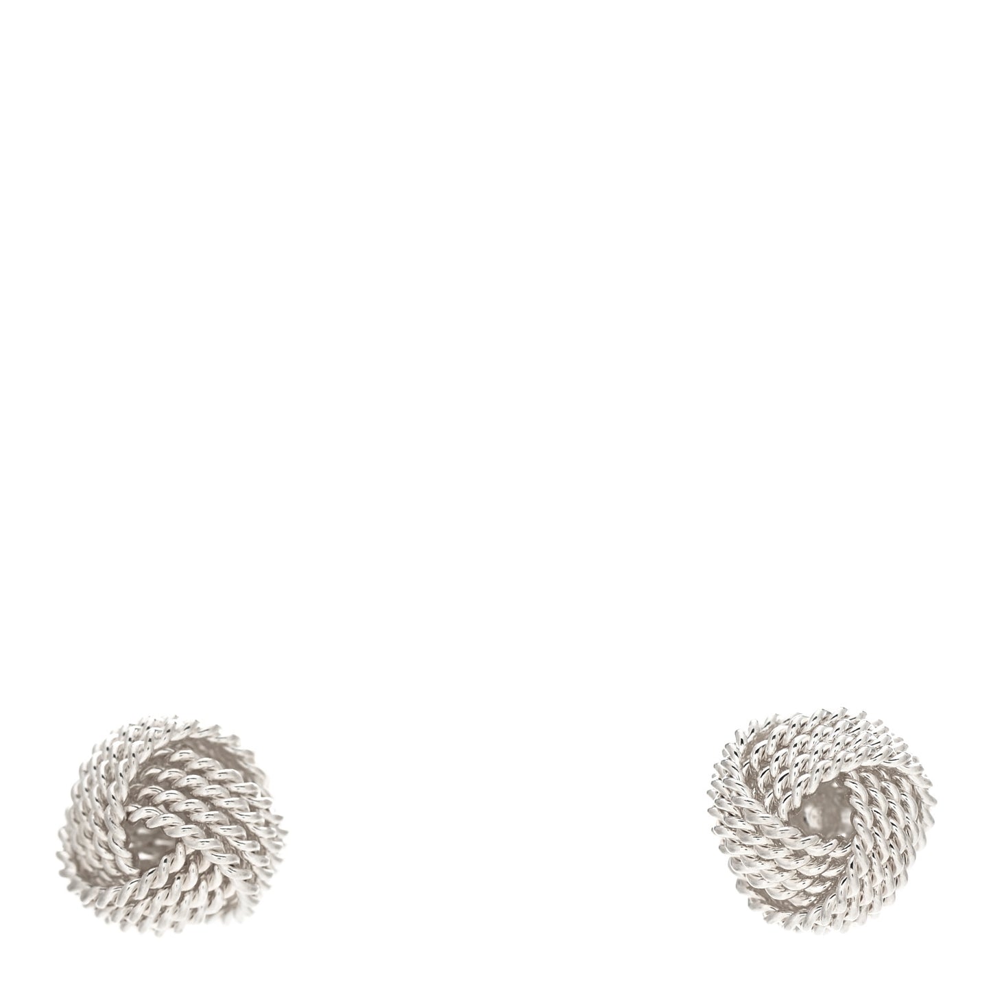 Sterling Silver Twist Knot Earrings