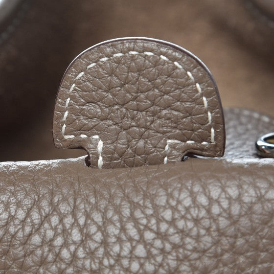 Hermes Taurillon Clemence Evelyne III PM Etoupe 6 of 10