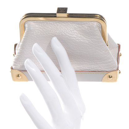 Louis Vuitton Suhali Porte-Monnaie Coin Purse White 2 of 7