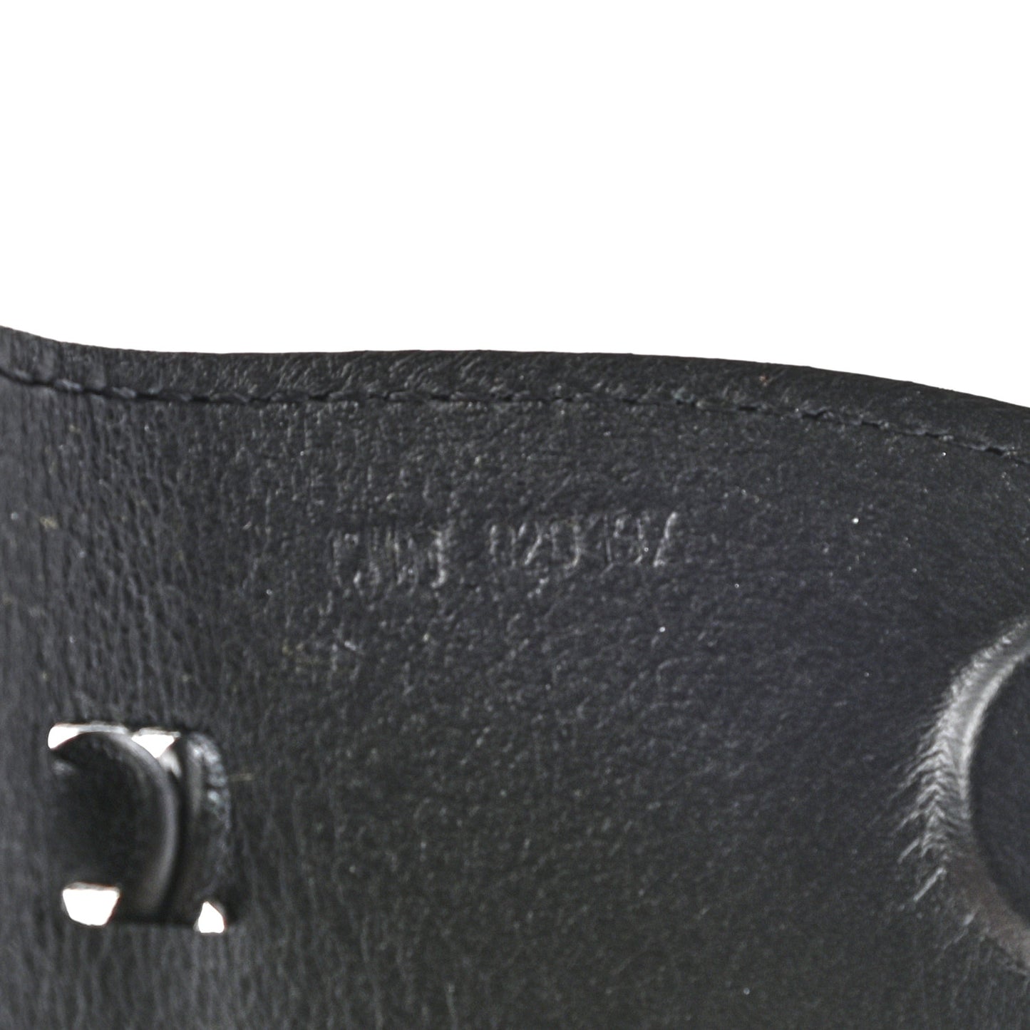 Calfskin Bag Clip Navy
