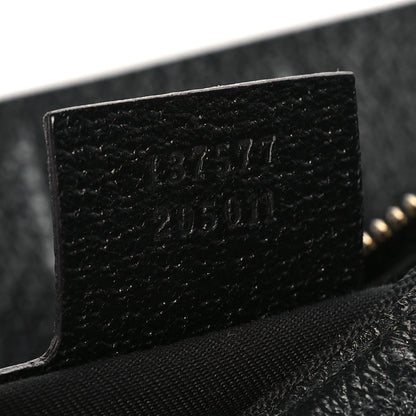 Gucci Monogram Half Moon Bamboo Ring Hobo Black 6 of 8