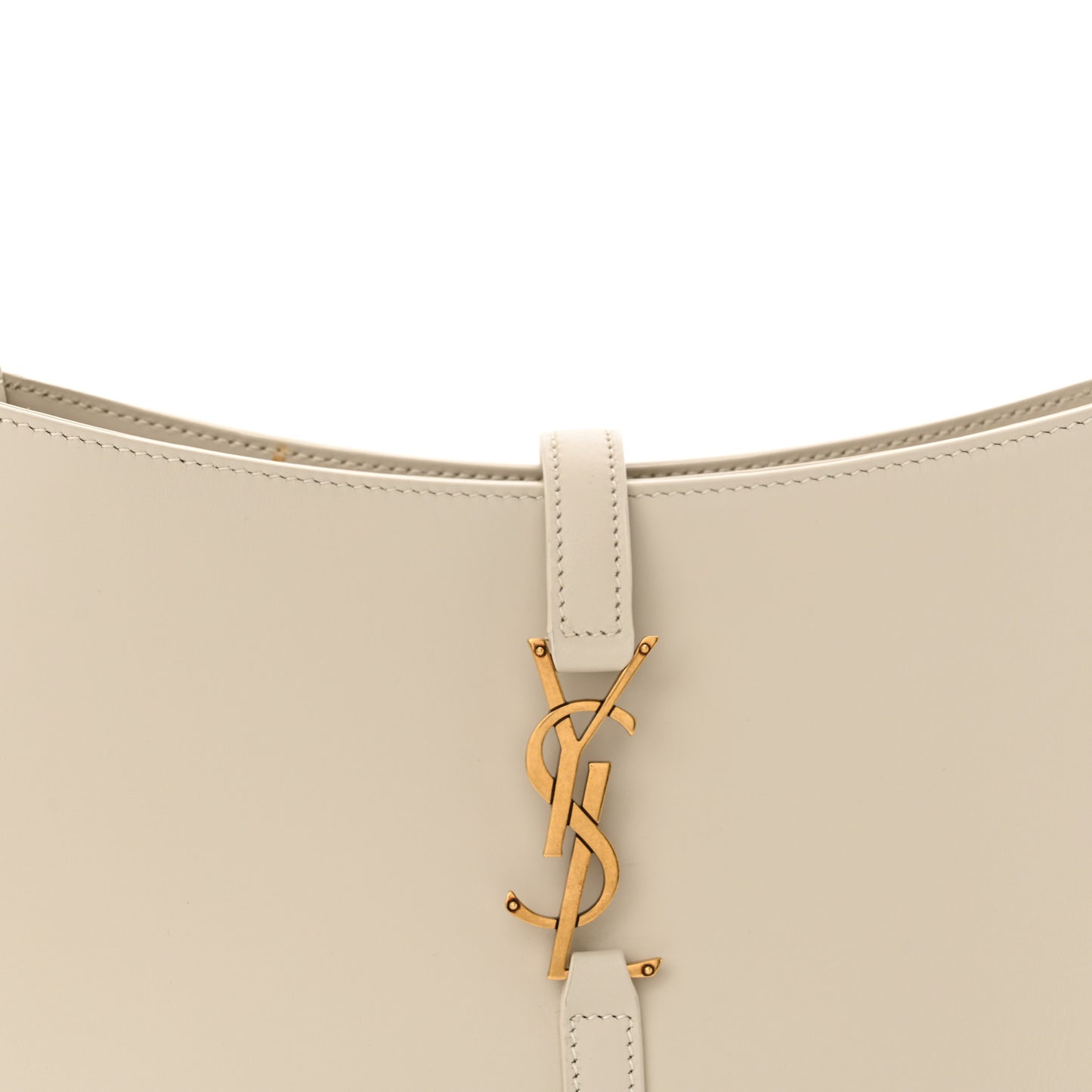 Smooth Calfskin Le 5 A 7 Hobo Blanc Vintage