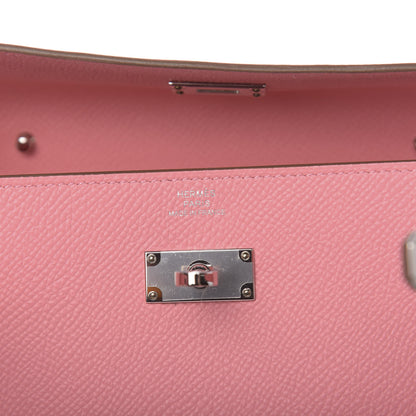 Hermes Epsom Kelly Wallet To Go Rose Confetti 6 of 10