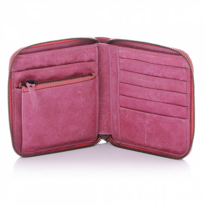 Balenciaga Chevre Motorcycle Compact Wallet Sorbet 6 of 6