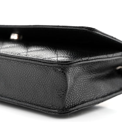 Chanel Caviar Quilted Wallet on Chain WOC Black 11 of 11