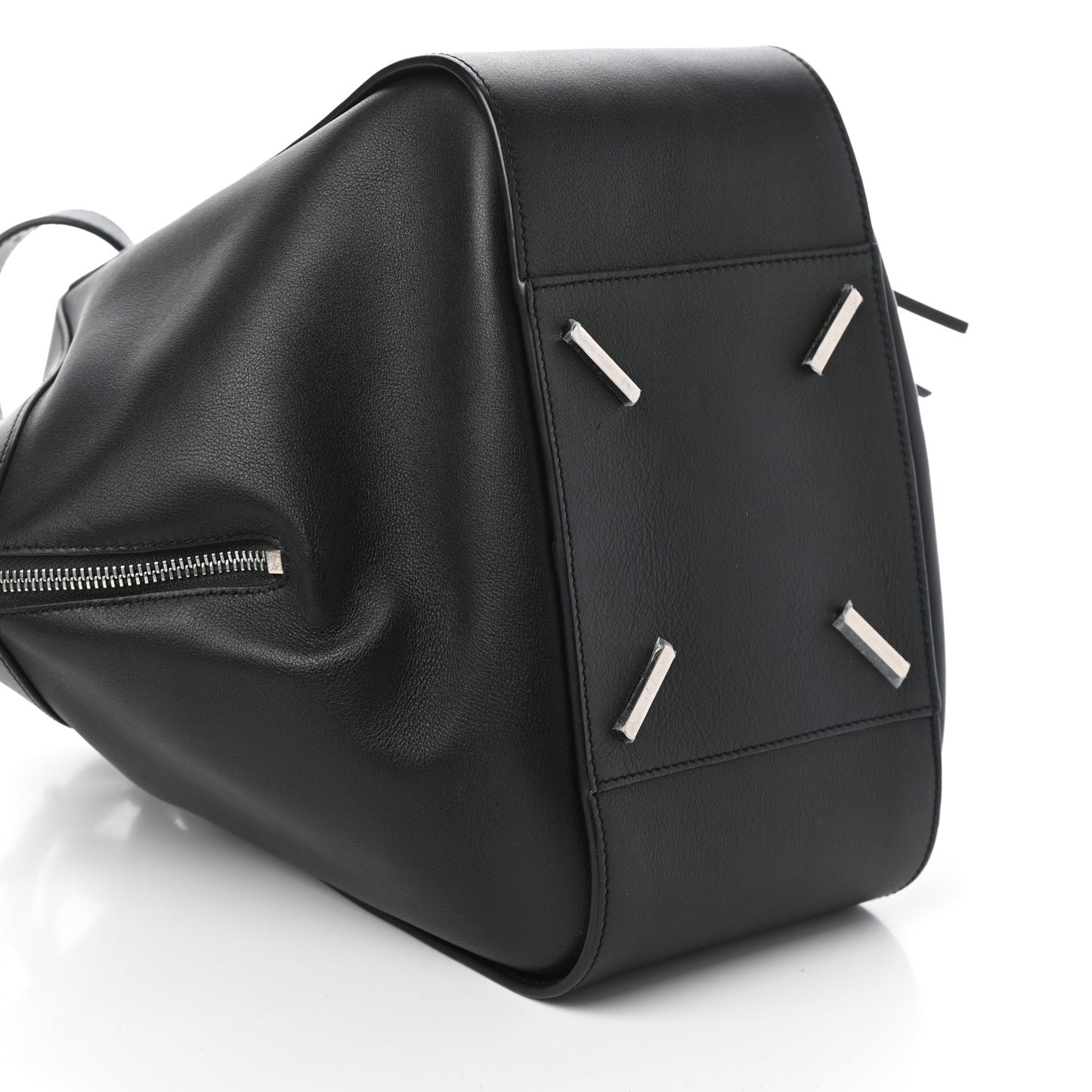 Calfskin Small Hammock Shoulder Bag Black