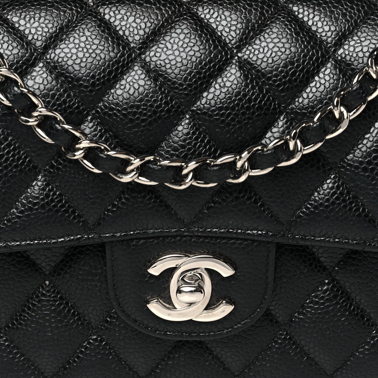 Chanel Caviar Quilted Small Double Flap Black 7 of 10