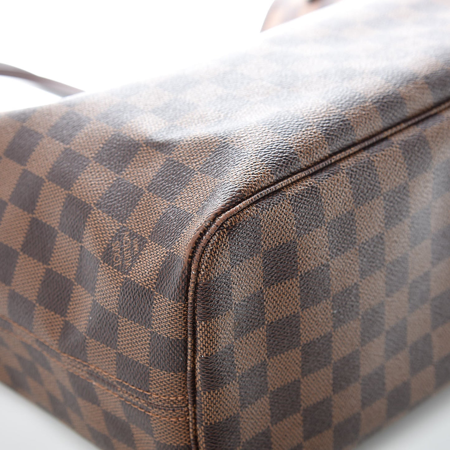Damier Ebene Neo Neverfull MM Rose Ballerine