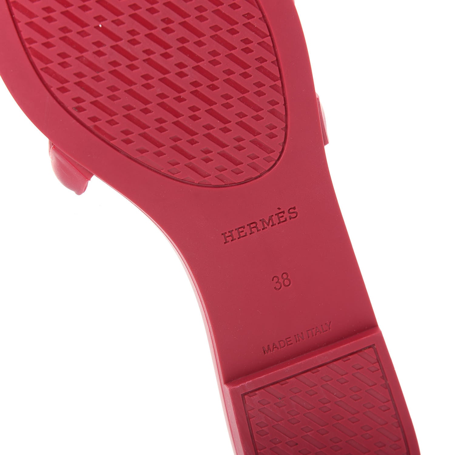 Hermes Rubber Aloha Sandals 38 Rose Baie 9 of 11