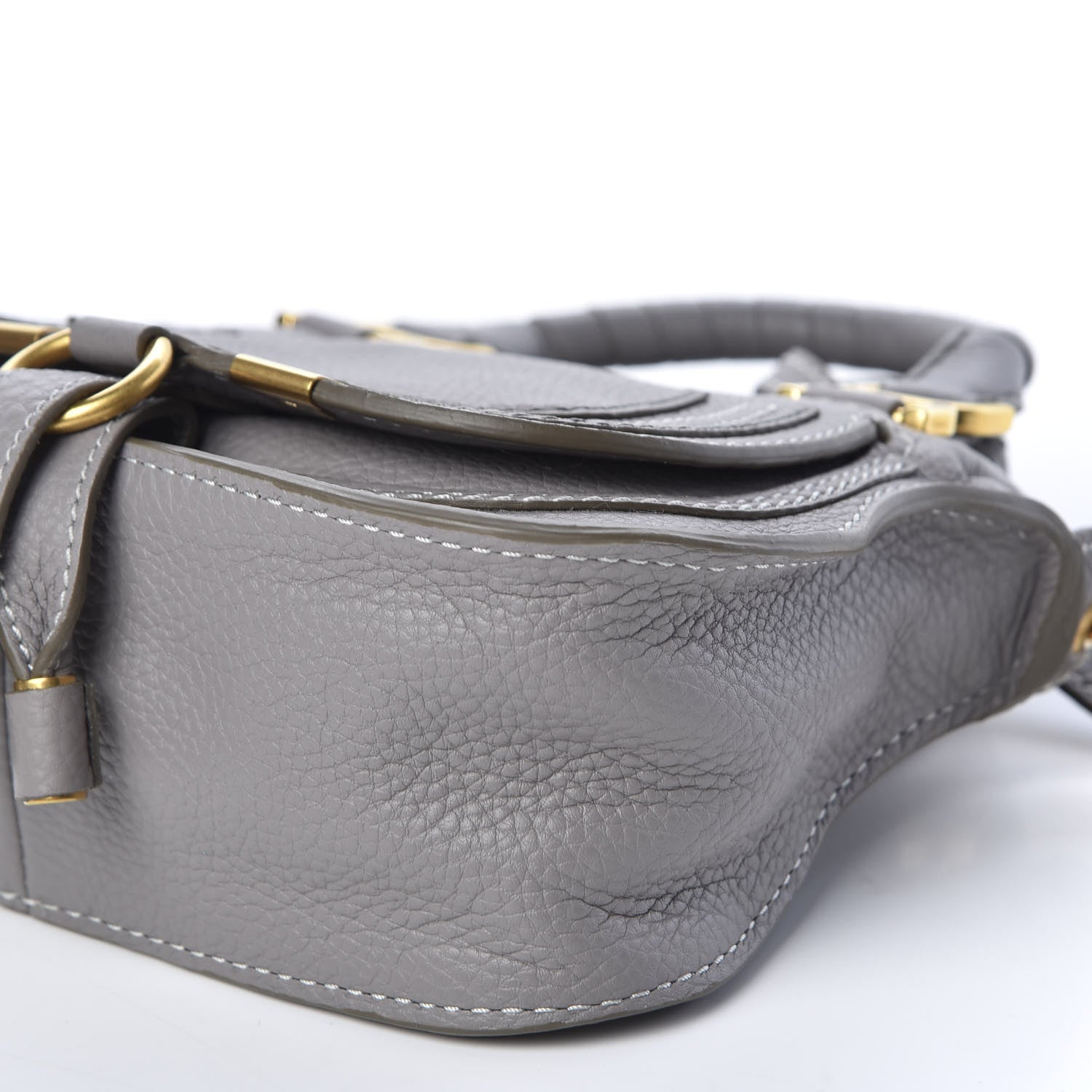 Chloe Calfskin Mini Marcie Satchel Cashmere Grey 5 of 9
