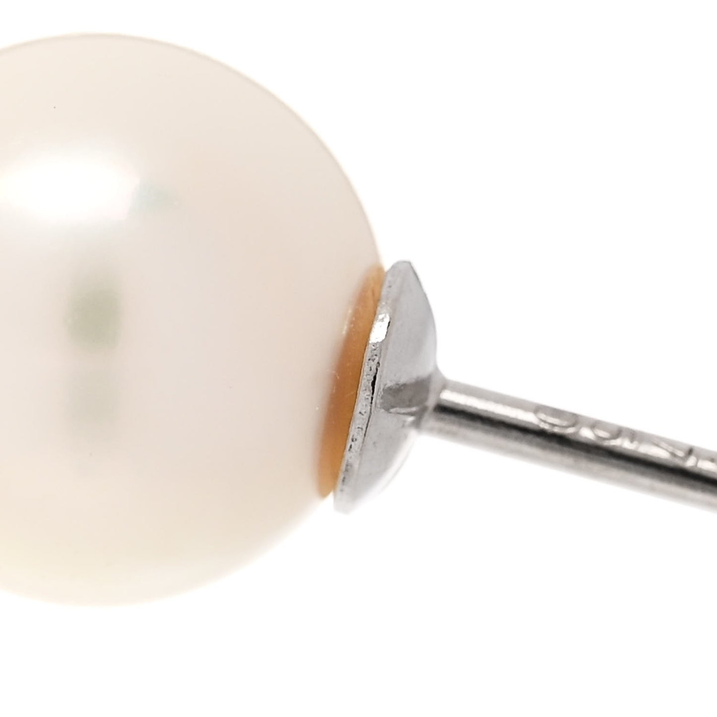 18K White Gold Akoya Pearl 7.5-8mm Earrings