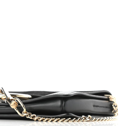 Chloe Suede Calfskin Small Faye Shoulder Bag Black 9 of 9