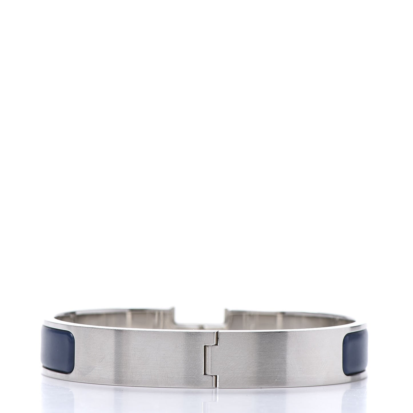 Matte Enamel Narrow Clic Clac HH Bracelet GM Bleu Nuit