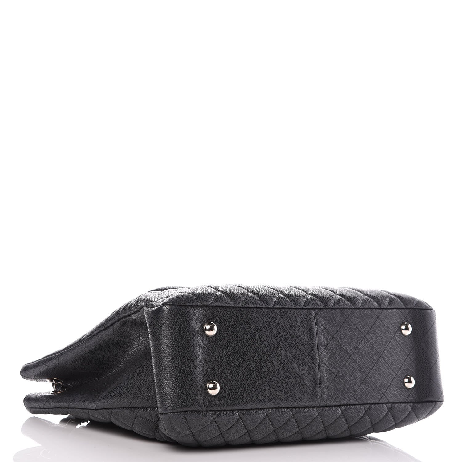 Chanel Caviar Quilted Flap Tote Dark Grey 4 of 13