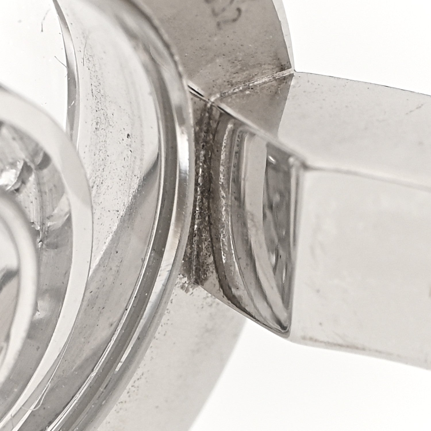 Chopard 18K White Gold Diamond Happy Spirit Ring 53 6.5 6 of 8