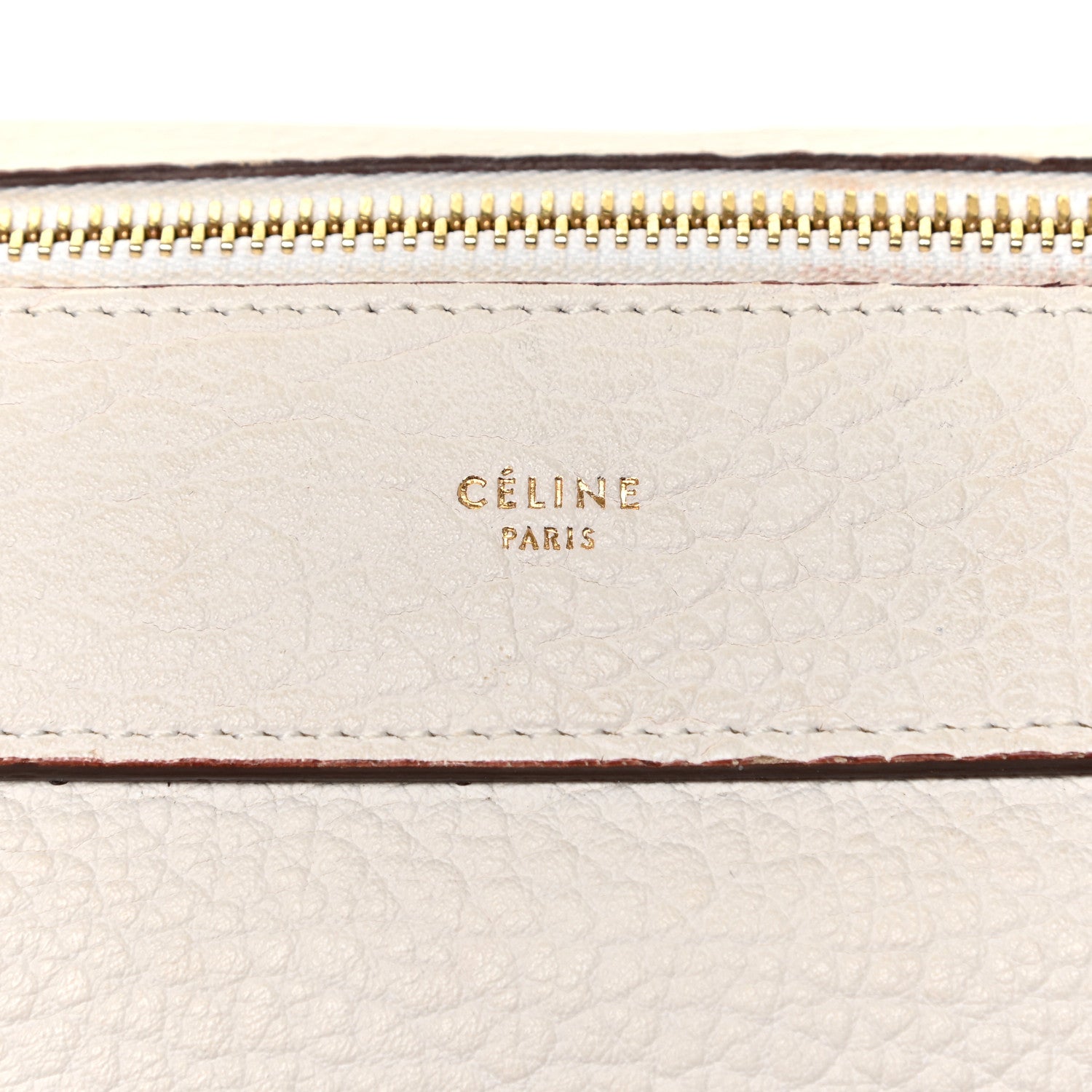 Celine Bullhide Calfskin Medium Ring Bag White 15 of 22