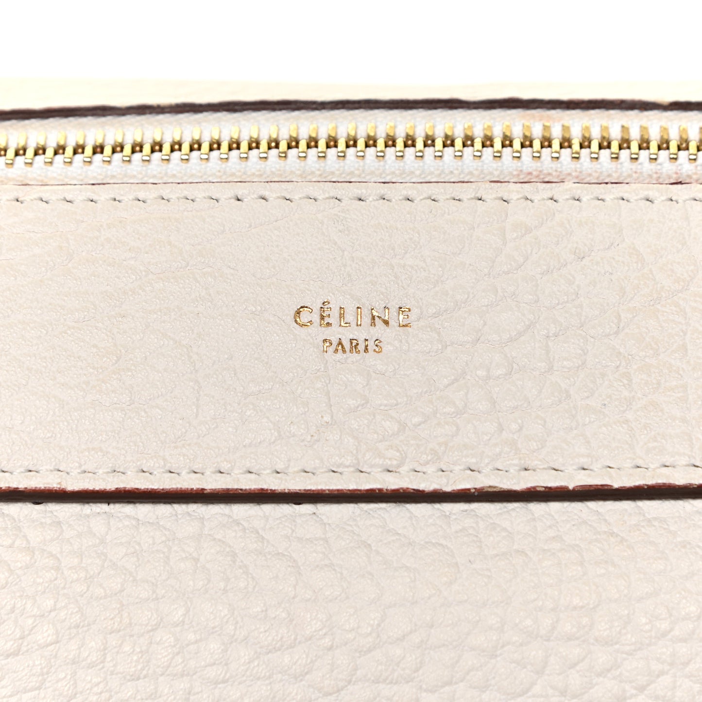 Bullhide Calfskin Medium Ring Bag White