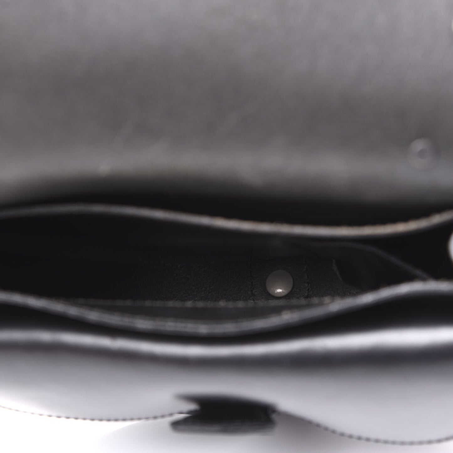 Calfskin Medallion Coins Saddle Bag Black