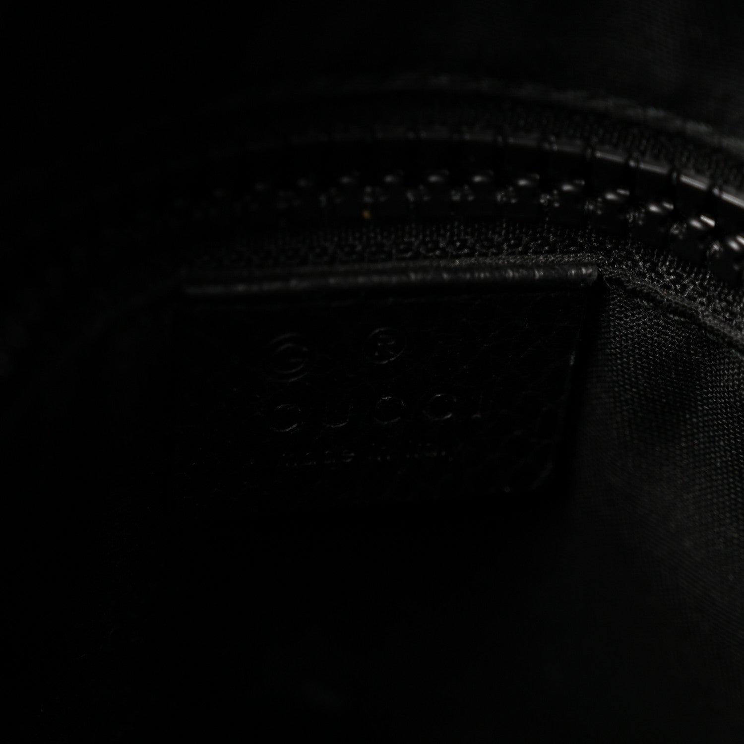 Gucci Nylon Monogram Mini Flat Messenger Bag Black 5 of 12