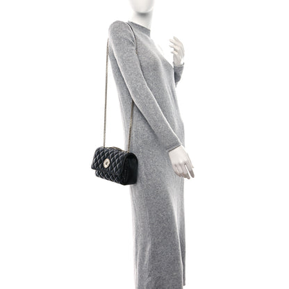Versace Nappa Quilted Medusa Small Chain Shoulder Bag Black 2 of 8