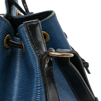 Louis Vuitton Epi Petit Bi-Color Noe Bleu Toledo Black 16 of 19
