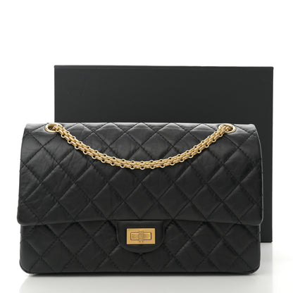 Chanel Aged Calfskin Quilted 2.55 Reissue 226 Flap Black 12 of 12