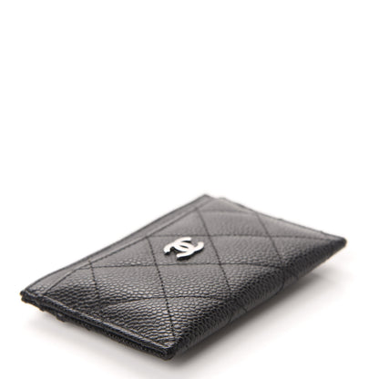 Chanel Caviar Quilted Card Holder Black 4 of 9