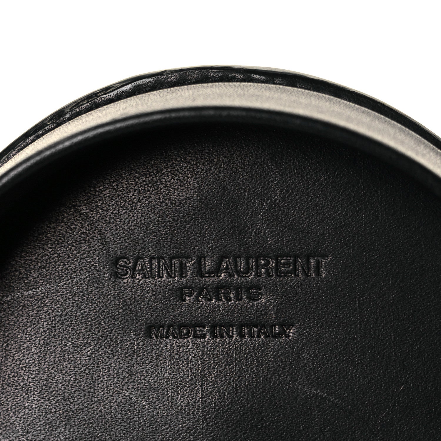 Saint Laurent Calfskin Monogram Baby Kaia Crossbody Bag Black 6 of 8