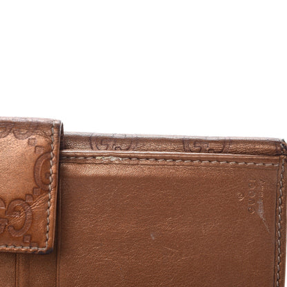 Gucci Guccissima Continental Heart Wallet Bronze 9 of 14