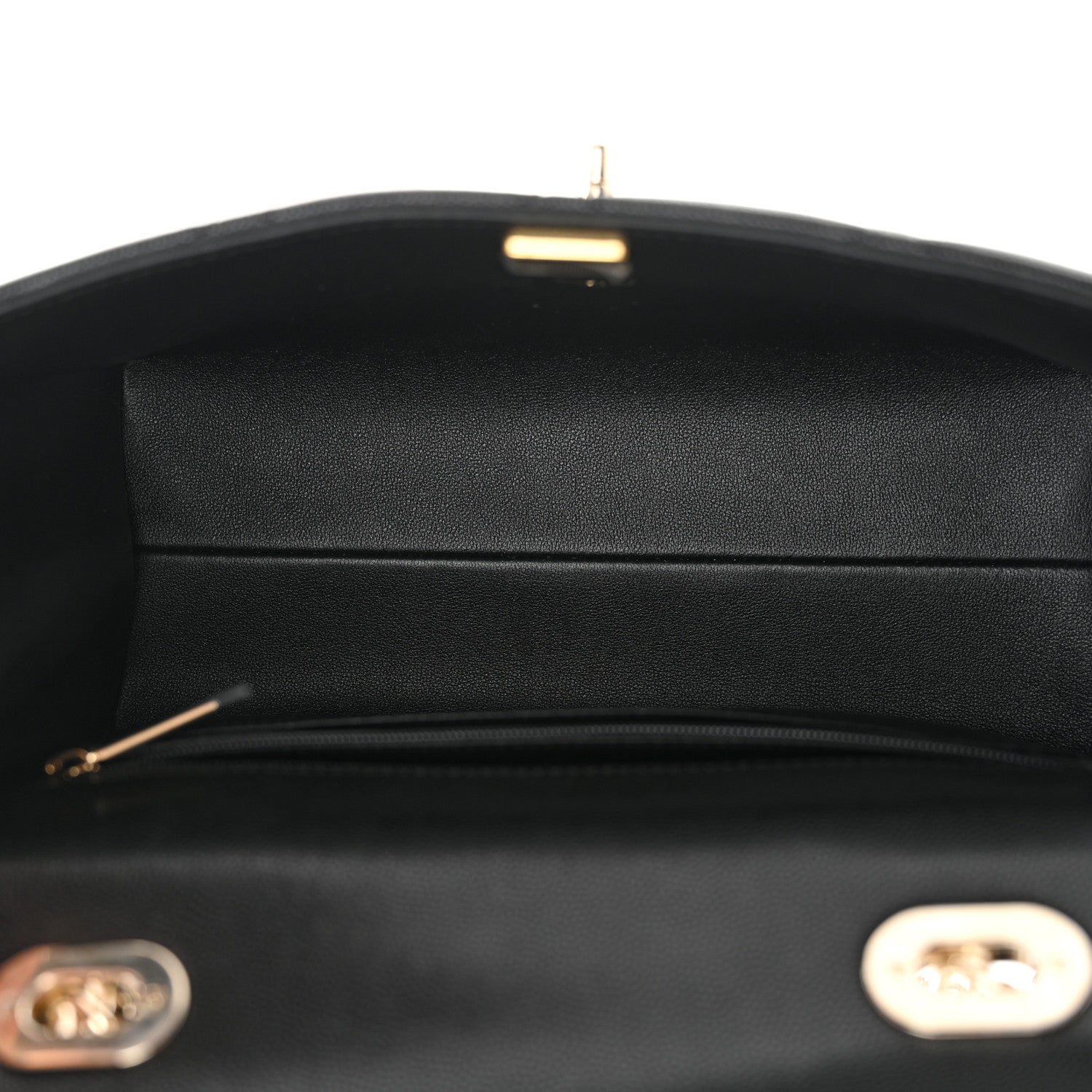 Chanel Caviar Quilted Medium Retro Twist Top Handle Flap Black 5 of 11