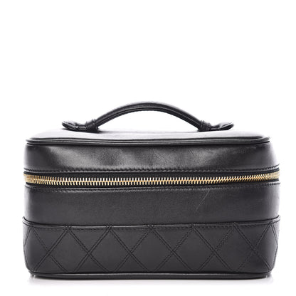 Chanel Lambskin Vanity Cosmetic Bag Black 1 of 11
